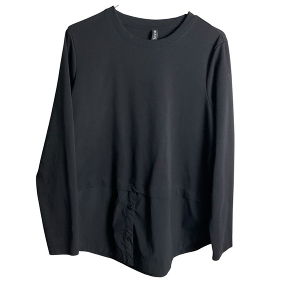 Athleta Tops - Athleta Black Long Sleeve Crew Neck Sweatshirt